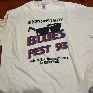 Mississippi Valley Blues Fest 93 T-Shirt Hanes